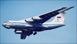 Военно-транспортный турбореактивный самолет Ил-76